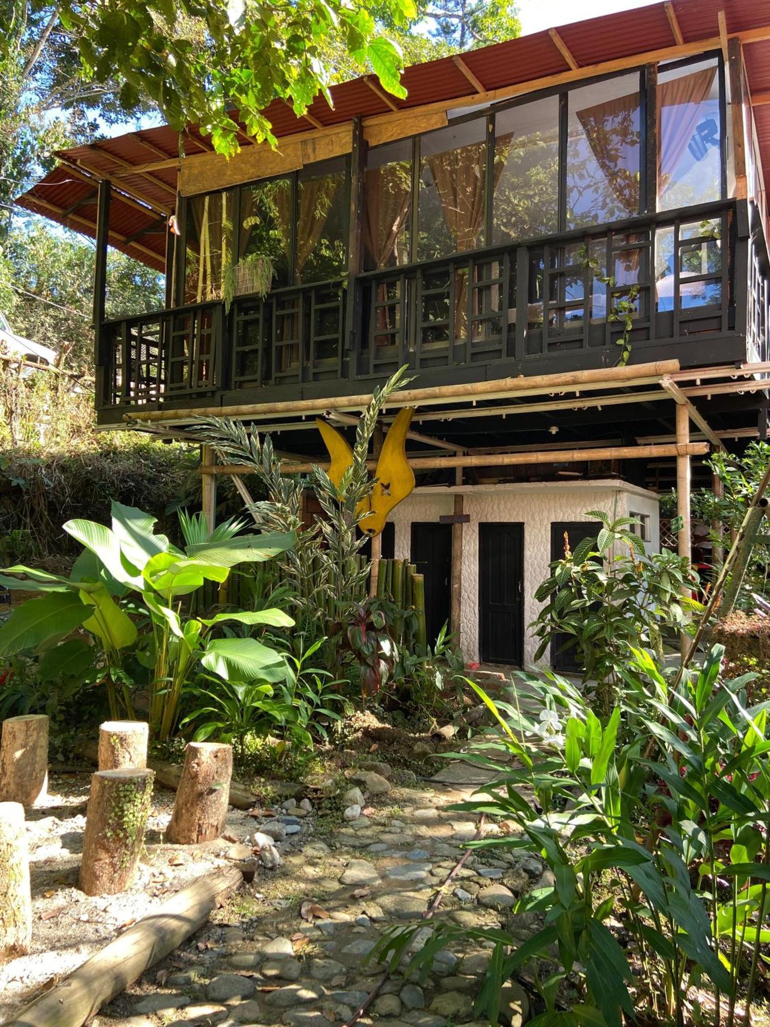 Hostal Las Mariposas Minca Esterno foto